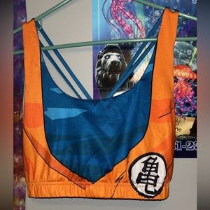 dragon ball Z sports bra top XL